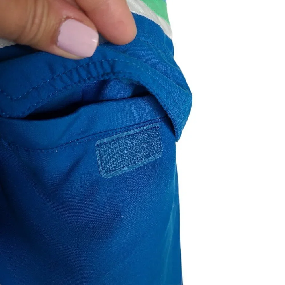 Men’s Joe Boxer Royal Blue and  Green Swim Shorts